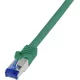 LogiLink Ultraflex RJ45 CAT6A S/FTP -> RJ45 CAT6A S/FTP M/M adatkábel 20m zöld