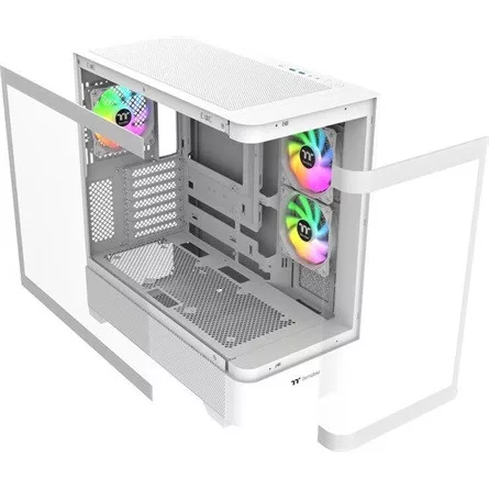 Thermaltake View 290 TG ARGB táp nélküli ablakos Mid Tower számítógépház fehér