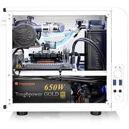Thermaltake Core V1 Snow Edition táp nélküli Mini-ITX számítógépház fehér