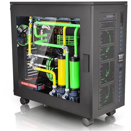 Thermaltake Core W100 táp nélküli ablakos Full Tower számítógépház fekete (Sérült csomagolás!)