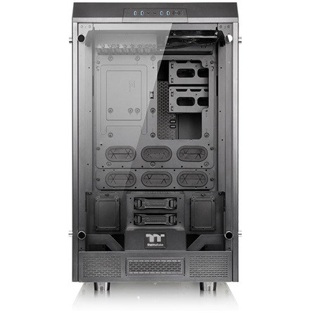 Thermaltake The Tower 900 táp nélküli ablakos Mid Tower számítógépház fekete (Sérült cspmagolás, bontott!)