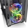 Thermaltake View 71 Tempered Glass RGB Edition táp nélküli ablakos Full Tower számítógépház fekete