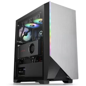   Thermaltake H550 TG ARGB táp nélküli ablakos MT Mini Tower számítógépház fekete