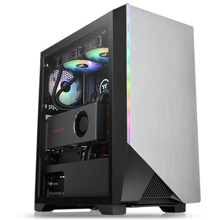 Thermaltake H550 TG ARGB táp nélküli ablakos MT Mini Tower számítógépház fekete