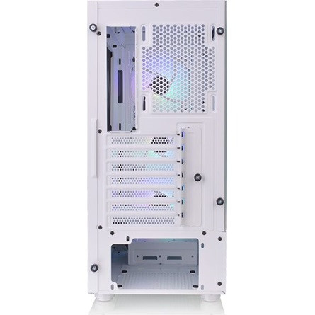 Thermaltake S200 TG ARGB Snow táp nélküli ablakos Mid Tower számítógépház fehér