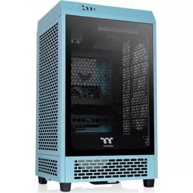   Thermaltake The Tower 200 táp nélküli ablakos MT Mini Tower számítógépház türkiz