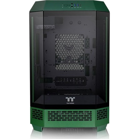 Thermaltake The Tower 300 Racing Green táp nélküli MT Mini Tower számítógépház zöld