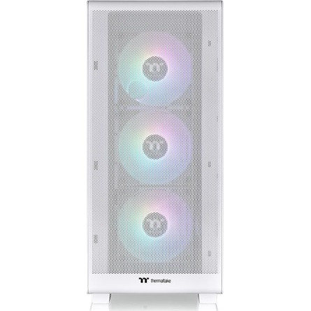 Thermaltake S250 TG ARGB Snow táp nélküli ablakos Mid Tower számítógépház fehér