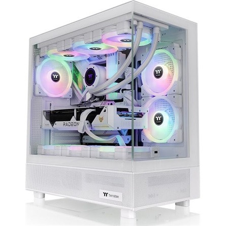 Thermaltake View 270 TG ARGB Snow táp nélküli ablakos Mid Tower számítógépház fehér