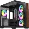 Thermaltake View 380 WS ARGB táp nélküli ablakos Mid Tower számítógépház fekete