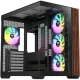 Thermaltake View 380 WS ARGB táp nélküli ablakos Mid Tower számítógépház fekete