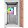 Thermaltake View 380 WS ARGB Snow táp nélküli ablakos Mid Tower számítógépház fehér