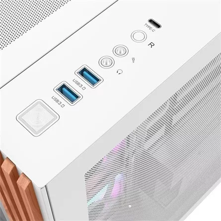 Thermaltake View 380 WS ARGB Snow táp nélküli ablakos Mid Tower számítógépház fehér