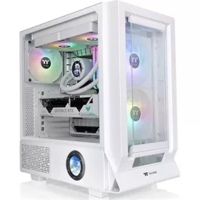   Thermaltake Ceres 350 MX Snow White táp nélküli ablakos Mid Tower számítógépház fehér