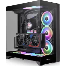   Thermaltake CTE E550 TG Black táp nélküli Mid Tower számítógépház fekete