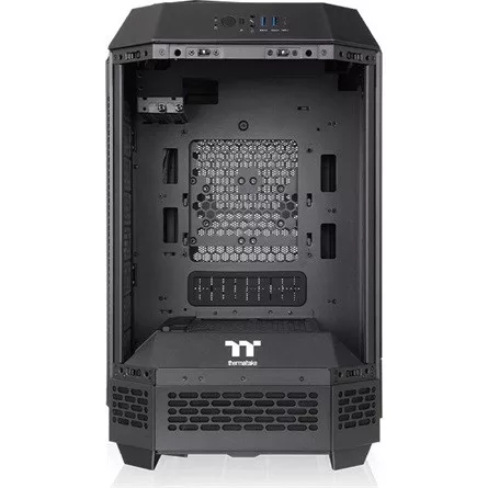 Thermaltake The Tower 250 Black táp nélküli ablakos Mini-ITX számítógépház fekete