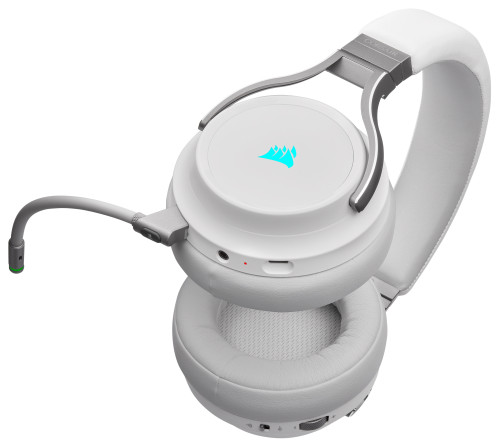 Corsair Gaming Virtuoso RGB Wireless High-Fidelity Gaming Headset, White (EU Version)