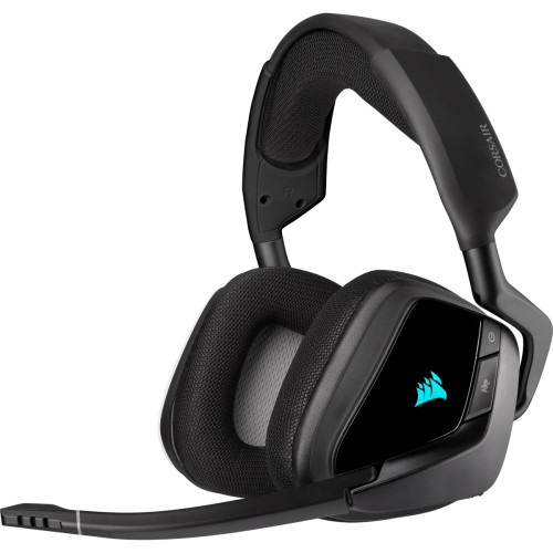 CORSAIR Vezeték Nélküli Headset, VOID RGB ELITE Wireless Premium Gaming, 7.1 Hangzás, RGB, fekete