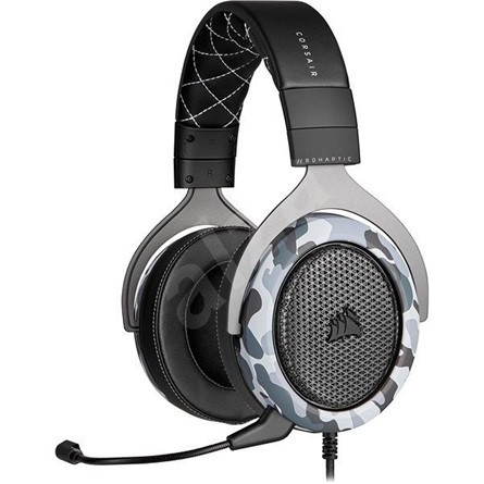 Corsair HS60 Haptic Stereo gaming fejhallgató headset fekete-camo