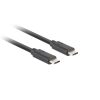 Lanberg USB-C (M/M) 3.1 Gen 2 kábel, 1,8 m, 10 Gb/s PD 100W fekete
