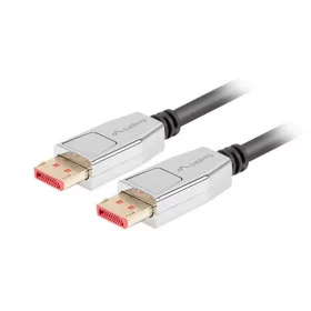   Lanberg displayport v1.4 kábel, M/M 20 PIN, 8K 60HZ, 1 méter, fekete