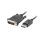 Lanberg KAB Lanberg Displayport male V1.2 - DVI-D male (24+1) dual link kábel - 1m - fekete