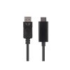Lanberg DisplayPort (M) v1.1->HDMI (M) kábel, 1,8 m, fekete