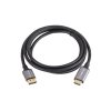 Lanberg DisplayPort (M)->HDMI (M) kábel 1,8 m, 4K, fekete-ezüst