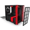 NZXT HÁZ NZXT mITX - H210i Matt fekete/piros - CA-H210I-BR