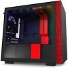 NZXT HÁZ NZXT mITX - H210i Matt fekete/piros - CA-H210I-BR