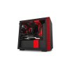 NZXT HÁZ NZXT mITX - H210i Matt fekete/piros - CA-H210I-BR