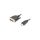 Lanberg HDMI (M)->DVI-D (M) (24+1) kábel 1,8 m, fekete, dupla link aranyozott 4K csatlakozókkal