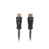 Lanberg HDMI (M/M) v2.1 kábel 20 m, optikai, fekete, AOC