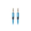 Lanberg minijack 3,5 mm (M/M) 3 pólusú kábel, 2 m, kék