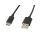 Lanberg USB-C (M)->USB-A (M) 2.0 kábel, 1,8 m, fekete