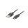 Lanberg USB-C (M)->USB-A (M) 2.0 kábel, 1,8 m, fekete, QC 3.0
