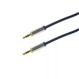 LogiLink Jack stereo 3,5mm M/M audio kábel 0.3m kék