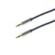 LogiLink Jack stereo 3,5mm M/M audio kábel 1m kék