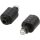 LogiLink Toslink -> Toslink mini M/F adapter fekete