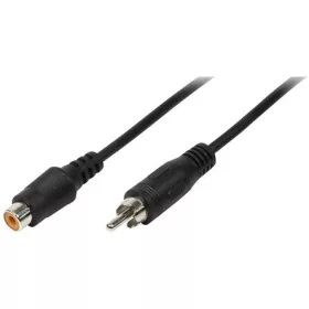   LogiLink RCA -> RCA M/F audio kábel hosszabbító 5m fekete