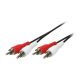 LogiLink 2db RCA -> 2db RCA M/M audio kábel 10m fekete