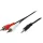 LogiLink Jack stereo 3,5mm (3pin) -> 2db RCA M/M audio kábel 1.5m fekete
