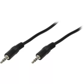   LogiLink Jack stereo 3,5mm (3pin) -> Jack stereo 3,5mm (3pin) M/M audio kábel 5m fekete
