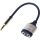 LogiLink Jack stereo 3,5mm (3pin) -> 2db Jack stereo 3,5mm (3pin) M/F adapter 0.15m szürke