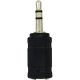 LogiLink Jack stereo 3,5mm (3pin) -> Jack stereo 2,5mm M/F adapter fekete