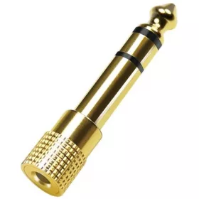   LogiLink Jack stereo 6,35mm (3pin) -> Jack stereo 3,5mm (3pin) M/F adapter arany