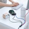 Baseus Rapid 4-in-1 USB Type-C – iPhone+2×USB Type-C+Micro USB, 3.5A gyorstöltő adatkábel, 1.2m, fekete