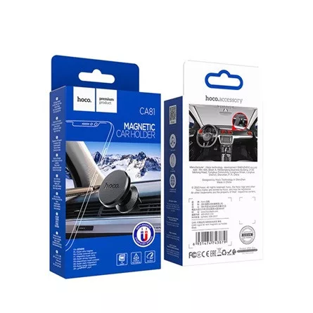 HOCO CA81 telefon autós tartó szellőzőre fekete