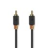 Nedis CABW24170AT20 digitális koax kábel, 2 x aranyozott RCA, hossz 2m