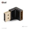 Club 3D ADA Club3D DisplayPort Male to DisplayPort 1.4 Female 90 Degree Angled Adapter 4K120Hz M/F